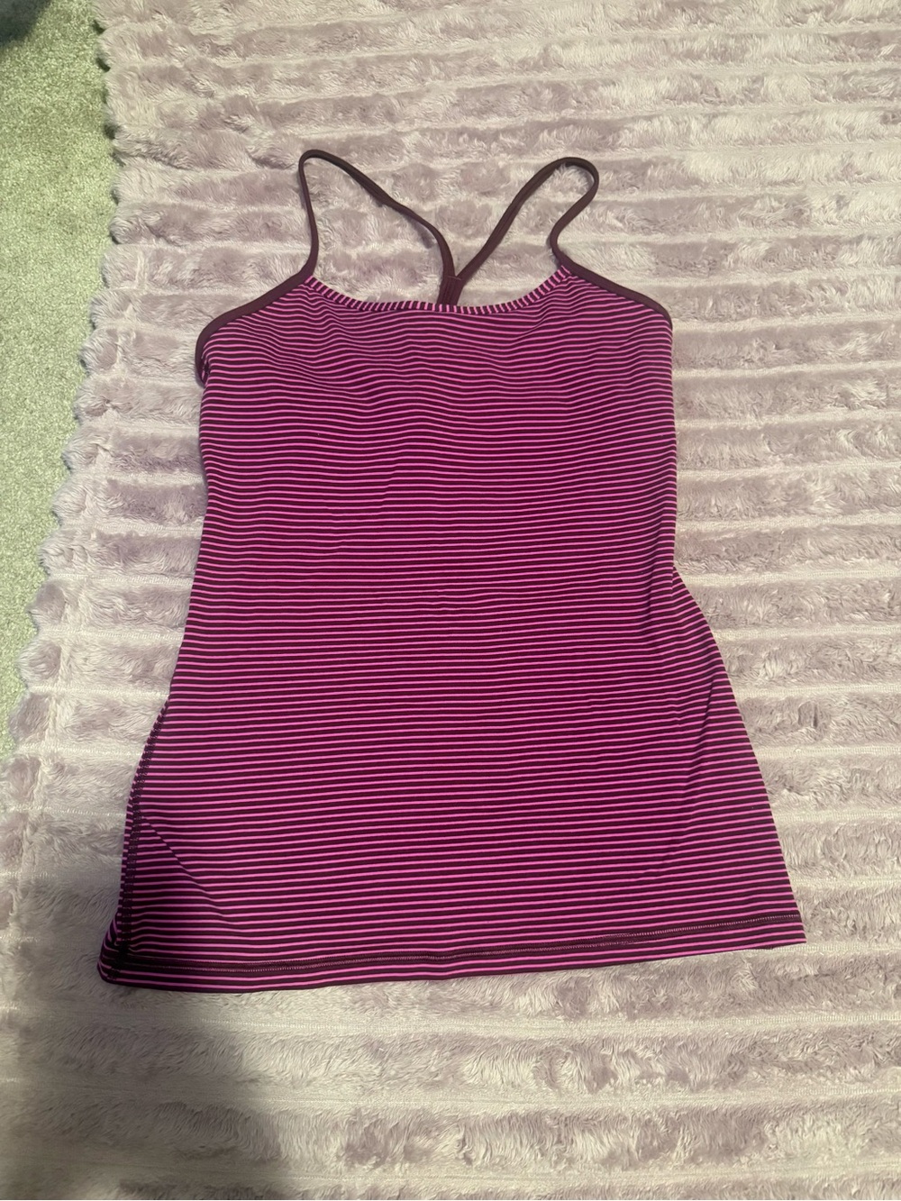 lululemon Power Y Tank Top - built in bra